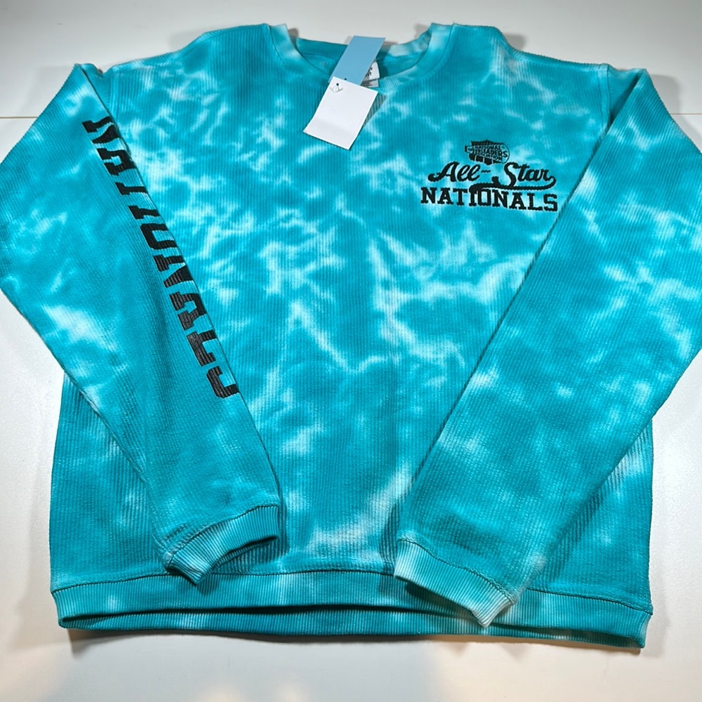 Unisex Varsity Spirit NCA All Stars National Tie Dye Ribbed Long Sleeve sz XS